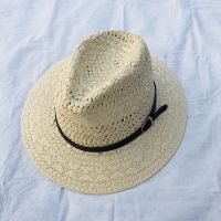 Hollow Straw Hat Straw Cowboy Hats Western Beach Felt Sunhats Party Cap For Man Women 4Colors Summer Jazz Straw Hat