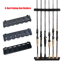 Helpful Fishing Rod Holders EVASponge 6-Rod Rack Vertical Pole Holder Wall Mount Fish Horizontal Pole Display Stand Fixed Frame