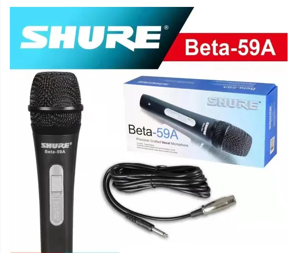 New! Microphone Karaoke SHURE BETA 77A Dynamic Heavy Duty Wired
