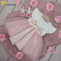 【jeansame dress】 Ma Amp; ชุด6M-8YToddlerChildrenTutu เด็กชุดวันเกิดงานแต่งงานสำหรับฤดูร้อน