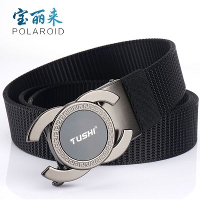 The new automatic belt leisure business buckle nylon alloy belts mens ✚☢