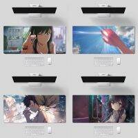 Anime Weathering With You Gamer Desktop แล็ปท็อป แผ่นรองเมาส์ยาง แผ่นรองเมาส์ขนาดใหญ่ แผ่นรองแป้นพิมพ์