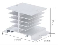 【☸2023 New☸】 yan992558181588 Cg 40a 25a 10a Zgt-40da ซิงเกิ้ลแบบเดี่ยว Dc ไปยัง Ac Ssr แผงระบายความร้อน24-480vac ซิงค์3-32vdc อินพุตพร้อมรีเลย์สถานะของแข็งแบบพลาสติกคลุม