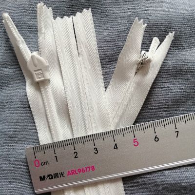 Cheap Stocked 25 to 60cm Ykk Invisible Zippers White Black Blue Sewing  Wedding Dress Skirt Shirt Pants Bag Tailor Accessories Door Hardware Locks Fab