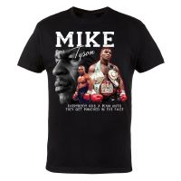 MMA Mike Tyson Boxing Gym Black Tshirt Summer O Neck Short Sleeve New Men Undershirt Essential for Fitness Tee Shirt XS-6XL