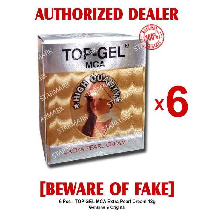 Topgel Cream Top Gel Extra Pearl Cream 18g MCA Topgel Facial Creams Top