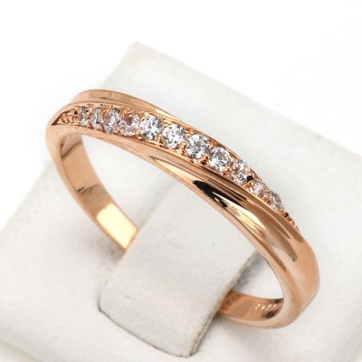 【CC】 ZHOUYANG Wedding  Lovers Gold Color Fashion Jewelry ZYR314 ZYR317
