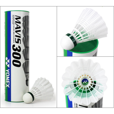 Genuine Yonex Mavis 300 Plastic Resistant Badminton Shuttlecocks 6pcs