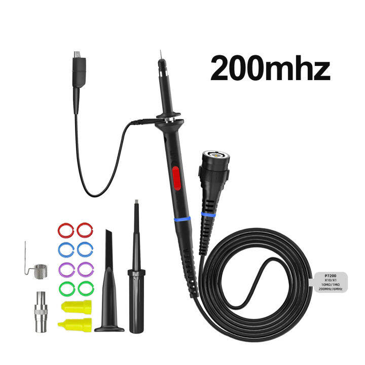 Hantek P7200 Oscilloscope Probe 200mhz BNC Protective Cap Scope Probe X1/X10 DC200MHz Lazada