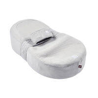 RED CASTLE เบาะปรับท่านอน Cocoonababy® (with fitted sheet) - Fleur de coton® PEARL GREY