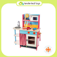 Tender Leaf Toys ของเล่นไม้ ชุดครัวเด็ก ของเล่นบทบาทสมมติ ชุดครัวใหญ่ Grand Kitchen