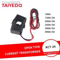 ▼ Clamp On AC Current Sensor Transformer Primary KCT-24 Split Core Open Type 100A