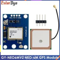 NEO6MV2โมดูลจีพีเอส NEO-6M สำหรับ Arduino GY-NEO6MV2ใหม่เสาอากาศขนาดใหญ่ APM2.5เครื่องบิน EEPROM MWC พร้อมระบบควบคุมการบิน