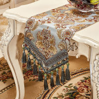 Fyjafon Table Runner Embroidery European Table Runners Double Layer Decoration Table Runner Bed Runner 33*15033*18033*300