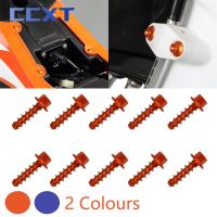 10Pcs CNC Aluminum Self Tapping Screw Bolts Kit For Husqvarna FE TE FC TC FX TX For KTM EXC EXCF XC XCF XCW SX SXF 2004 2022