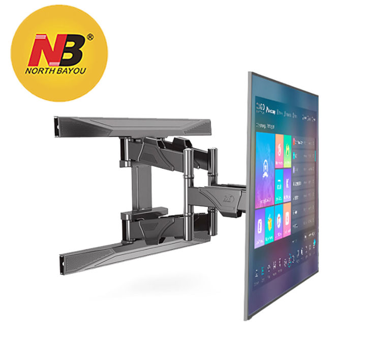 north-bayou-nb-p6-by-melectronic-ขาแขวนทีวี-ขาแขวนมอนิเตอร์-ขาแขวนจอเกมส์-แบบติดผนัง-cantilever-tv-mount-tv-wall-mount-multi-function-tv-mount-40-75-นิ้ว-รองรับ-45-5-kg