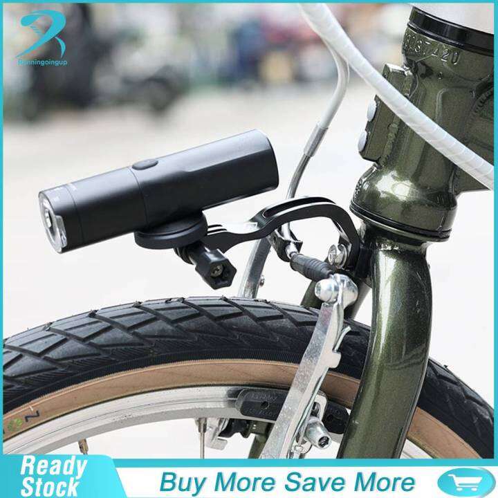 bike front light fork mount