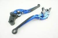 มือเบรคมือครัช แบบปรับได้7ระดับสีน้ำเงิน FULL ADJUST BRAKE LEVER SET BLUE CBR250R CBR300R CB300F