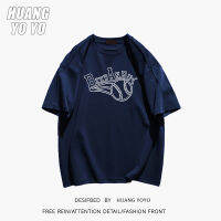 HUANGYOYO เสื้อยืดแขนสั้นผ้าฝ้าย100% ตัวอักษร Graffiti สำหรับผู้หญิง