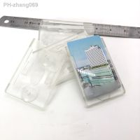 Transparent Car Card Sleeve ID IC Card Suction Cup Lot Card High Holder Windshield Parking Resistant Temperature Glass Hold F7Q2