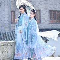 สไตล์จีน เสื้อผ้าจีนฮั่น ชุด คนรัก สไตล์โบราณ Hanfu 中国风汉服