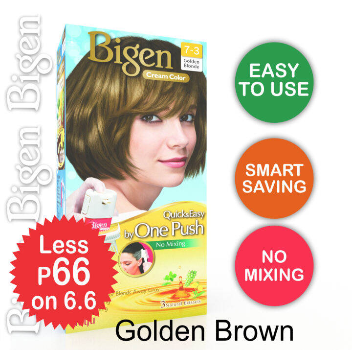 Bigen Cream Color "One Push" - Golden Blonde - Hair Color | Lazada PH