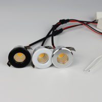 ไฟดาวน์ไลท์ LED ขนาดเล็ก COB 3W 220V,ไฟสำหรับตู้เพดานตู้โชว์ของตกแต่งลอฟท์