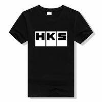 เสื้อยืดโอเวอร์ไซส์เสื้อยืด พิมพ์ลายโลโก้ HKS Power and Sportser Performance Turbo สําหรับผู้ชาย และผู้หญิงS-4XL  4ADC