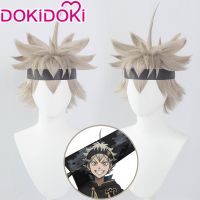 【Lao Zhang Fashion Cosplay】 DokiDoki อะนิเมะโคลเวอร์สีดำคอสเพลย์ Asta คอสเพลย์วิกผมสั้นผู้ชายอะนิเมะโคลเวอร์สีดำ