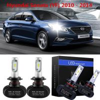 ไฟหน้ารถยนต์ led 8000lm h7 สําหรับ hyundai sonata (yf) 2010-2014 1 คู่ รับประกัน 10 เดือน