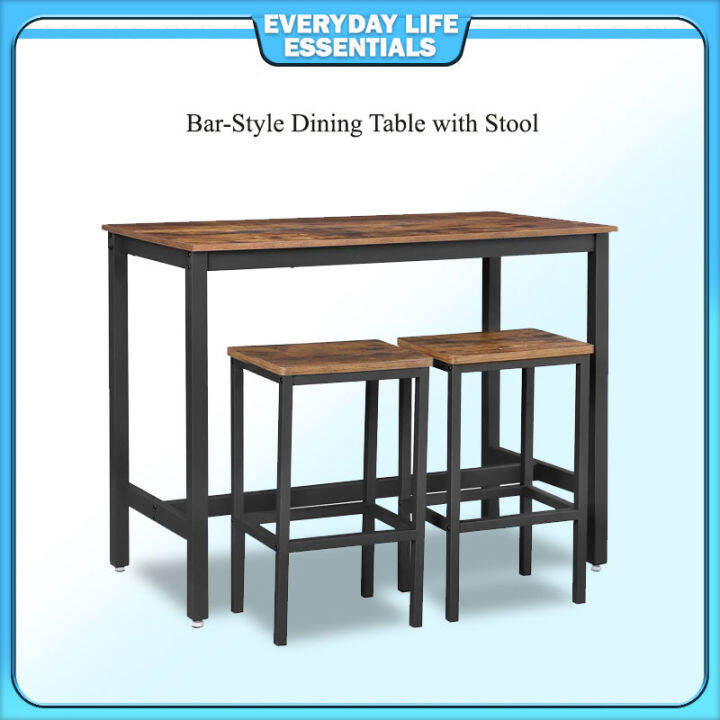 BarStyle Dining Table with Stool Dining Room Condo House Home