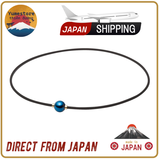 ( SALE Blue Color) [Yuzuru Hanyu favorite product] Phiten necklace RAKUWA Neck Mirror Ball