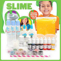 35Pcs DIY Slime Kit Fluffy Crystal Gliter Powder Glue Play Game for Kids Toy Adults Gift Stress Reliever Pigment Mud Slime