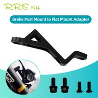 Rrskit Flat Mount Brake Adapter Mtb Bicycle Brake Adapter +20mm Post To 140/160/180mm Aluminum Alloy Accessories Other Bike parts