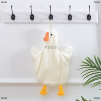 Kada ผ้าขนหนูน่ารักห่านเช็ดมือผ้าขนหนูแขวนห้องน้ำวัสดุดูดซับผ้า dishcloth แขวนอุปกรณ์ครัว