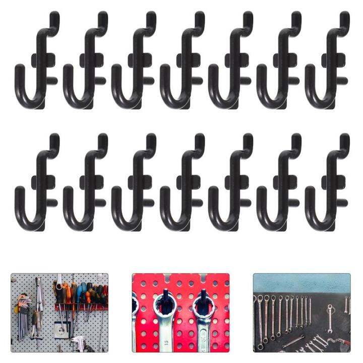 50PCS Peg Board Hook Plastic J Style Display Hook Shelf Hanging Supply