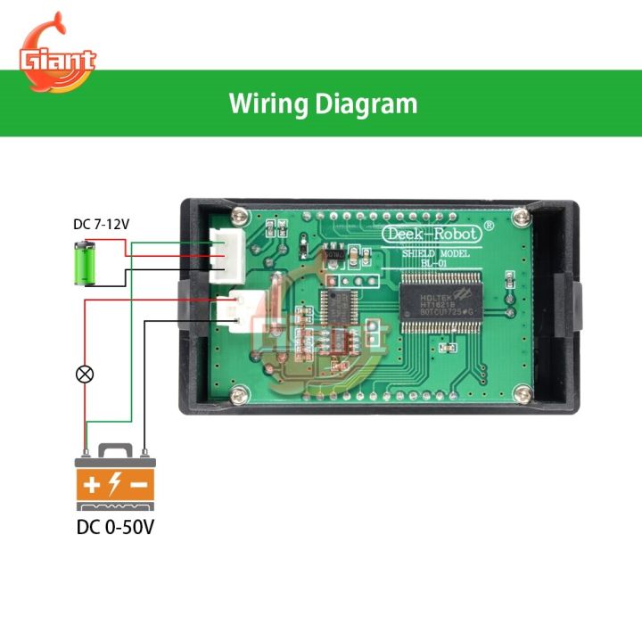 prime-deal-เครื่องวัดและปรับระดับแรงดันไฟฟ้ากระแสตรง0-50v-250w-โวลต์5a-มาตรกระแสไฟฟ้าพลังงานเครื่องวัดระยะแรงดันไฟฟ้า-dc-12v-แบบดิจิตอล