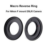 สำหรับ Nikon F-Mount Macro Reverse Adapter 49/ 52/ 55/ 58/ 62/ 67/ 72/ 77มม. สำหรับกล้อง Nikon F-ที่ติด DSLR