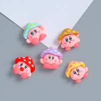 10/20Pcs Kawaii Kirby Anime Cartoon Diy Nail Tips Hairpin Charms Ornament Resin Doll Phone Case Accessory Cute Gift for Girl