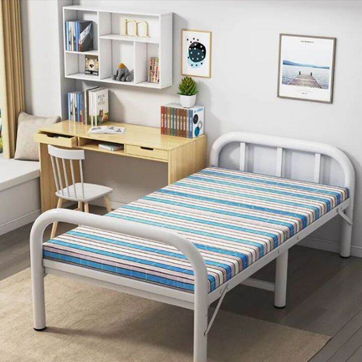 J and A II Foldable Bed Modern Style Home Household Adult Single Person