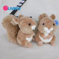 IJVBTV ของขวัญสำหรับเด็ก น่ารักน่ารักๆ สัตว์ป่าป่า เบาะรองนั่ง หมอนผ้าพลัฌ ของหนูแฮมสเตอร์ ของตกแต่งบ้าน ของเล่นตุ๊กตาสัตว์ ของเล่นยัดไส้ ตุ๊กตาผ้ากระรอก ของเล่นตุ๊กตากระรอก