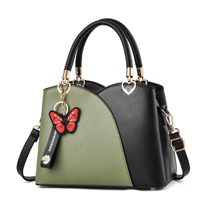 female-bag-2021-new-fashionable-color-matching-handbag-high-capacity-butterfly-pendant-middle-aged-female-bag-shoulder-inclined-shoulder-bag