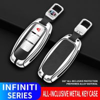 【LZ】♝  Zinc Alloy Leather Car Key Case Capa Shell Nissan Qashqai X-Trail T32 T31 Juke J10 J11 Kicks Tiida Pathfinder Nota para Infiniti