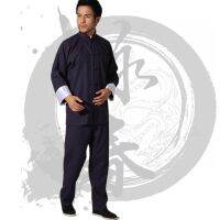 Wing Chun Clothing Bruce Lee Clothes China Tang Costume Tai Chi Suits Kung Fu Uniform Mens Shirt+Pants 3 Colors