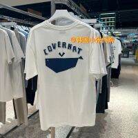 2023 NEWReady Stock แบรนด์อินเทรนด์ Covernat ฤดูร้อนใหม่ Little Whale Back โลโก้เสื้อยืดแขนสั้นอเนกประสงค์ Couple