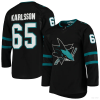 NHL San Jose Sharks Jersey Erik Karlsson Tshirts Long Sleeve Fans Sports Tops Plus Size