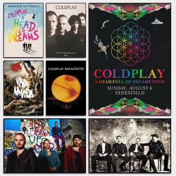 Coldplay DONT PANIC Song Lyrics Poster Print Wall Art