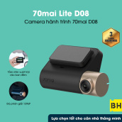 Camera hành trinh ô tô 70mai Dash Cam Lite Midrive D08 ống kính góc rộng - BẢN QUỐC TẾ