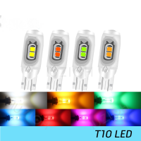 หลอดไฟแฟลชไฟแฟลช Led เลนส์ W5W T10 1x ไฟ194 WY5W กระพริบภายในใบอนุญาตที่จอดรถแผ่นไฟสัญญาณอ่านหนังสือรถยนต์12V ไฟท้ายรถ