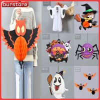 Burstore【สินค้า】ตกแต่งฮาโลวีนร้อนห้อยจี้ผีแม่มดแมงมุมลูกรังผึ้ง0823ตกแต่งวันหยุด